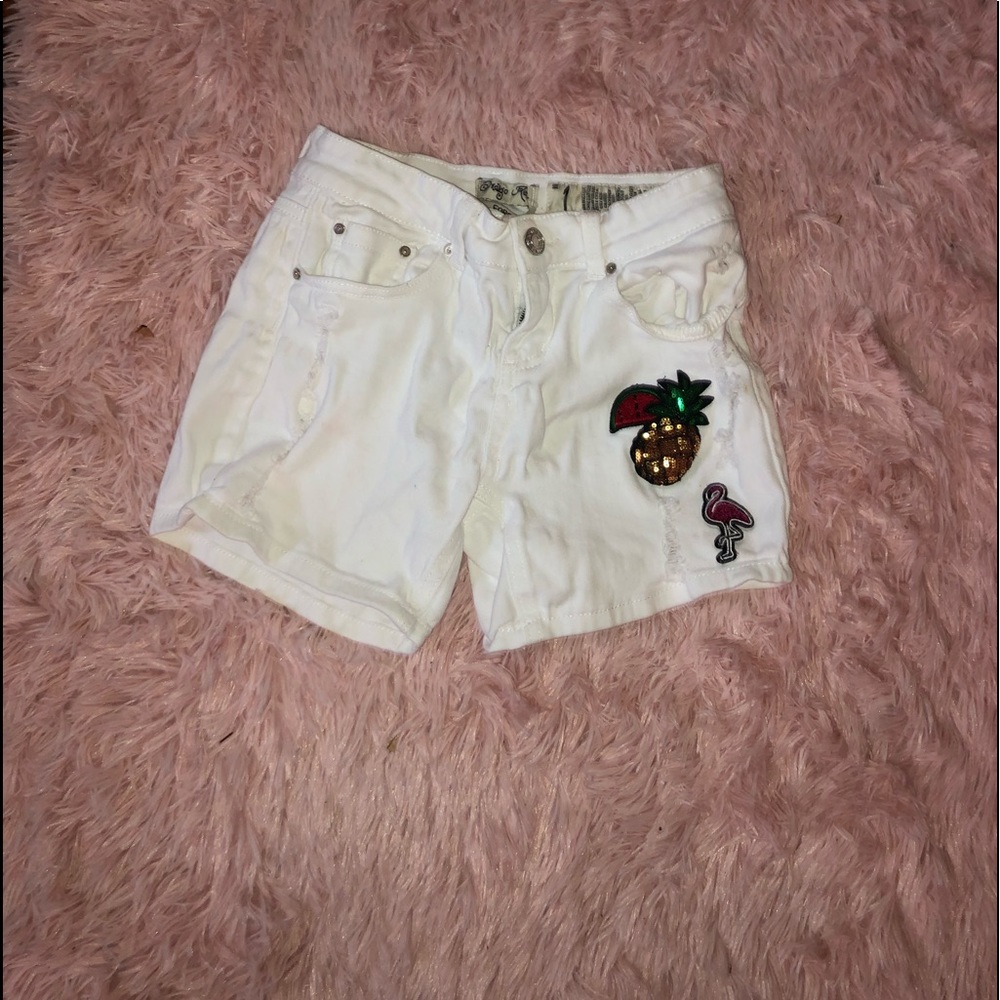 White shorts